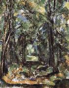 Paul Cezanne Boulevard oil